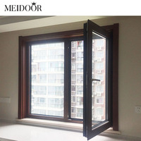 Fenêtres à battants UPVC personnalisées pour la maison fenêtre coulissante en PVC à profil fixe pour balcon avec obturateur et écran
