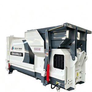Station de collecte des déchets autonome avec compacteur, station de compression mobile pour l'élimination des déchets industriels - Product Image 1