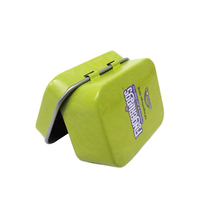 Boîte en métal à charnières pour herbes séchées exquises, rangement élégant et sécurisé pour cadeaux haut de gamme, emballage personnalisable