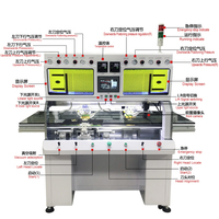 Machine de réparation d'écrans LCD Weicai à double lame, machine de collage Cof Tab, machine de collage ACF pour la réparation d'écrans LCD