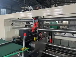 Corrugated Box Cardboard Stitcher Semiautomatic Double Carton Stitching Machine
