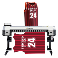Imprimantes numériques textiles multifonctions 1,6 m, meilleures imprimantes à jet d'encre grand format pour draps, transfert par sublimation pour tissus
