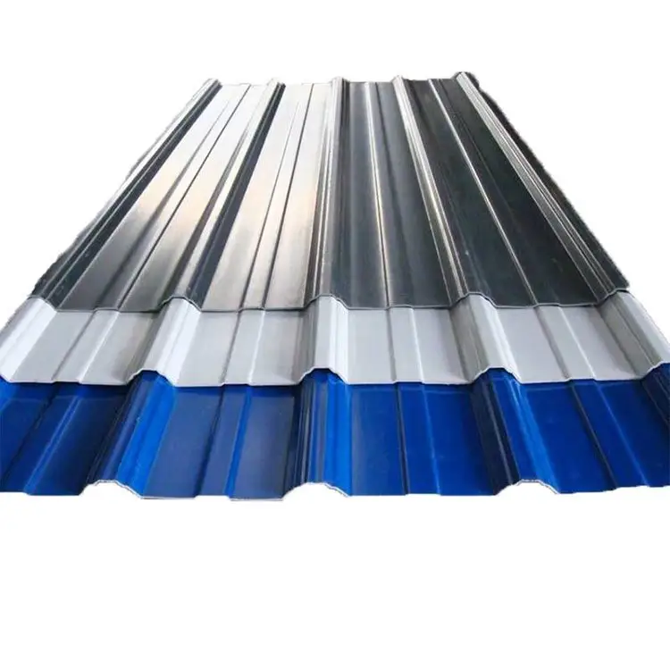 Customized Corrugated Roofing Sheets Aluzinc Steel Sheet Gl Galvalume Zinc PPGI Roofing Sheet Color Coated Metal Roofing