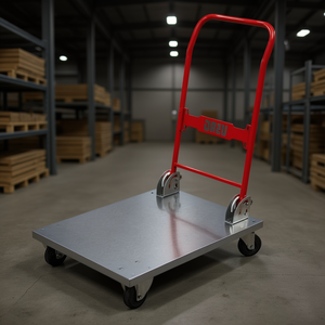 503 T <b>Pallet</b> <b>Jack</b> Steel Platform 4 Wheels Heavy Duty Industrial Use - Product Image 3