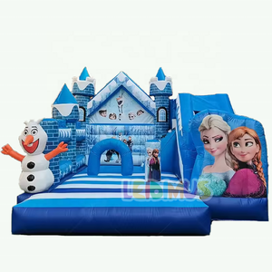 Châteaux gonflables sautant congelés maison de rebond videur gonflable commercial gonflable avec toboggan - Product Image 1
