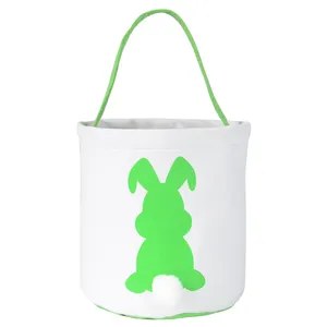 Hoge Koning Promotionele Groothandel Easter Manden Bunny Party Bag Easter Mand Met Handvat Unisex Festival Decoratie 1 Pc/Opp Tas
