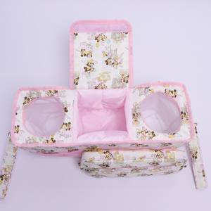 Sac à langer en nylon imperméable avec poches isothermes, pochette détachable, bandoulière réglable, sac <span class=keywords><strong>de</strong></span> transport pour <span class=keywords><strong>poussette</strong></span>, idéal pour les sorties au parc - Product Image 2