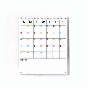 Calendario acrílico de borrado en seco montado en la pared, 26x21 pulgadas, para el hogar, la Oficina, la escuela, tablero de calendario - Product Image 4