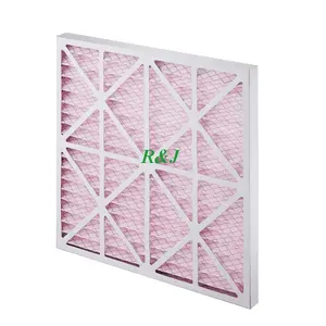 Système de ventilation domestique Filtre multifonctionnel Filtre à air pliable modulaire pour salle blanche
