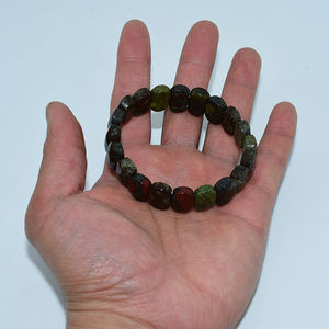 Bracelet en pierre naturelle perlée à facettes de Style Vintage cartes à main cadeau fête de mariage fiançailles anniversaire cérémonies bouddhistes - Product Image 3