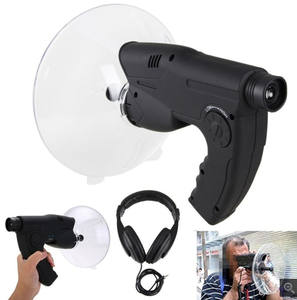 Microfono Parabólico Monocular 8X de Largo Alcance para Escuchar Aves, Micrófono Direccional, Telescopio para Observación de Aves - Product Image 1