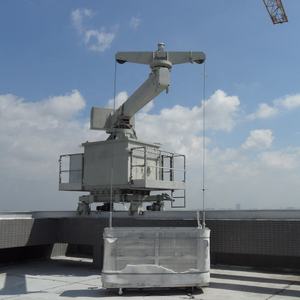 Unité d'entretien de bâtiment BMU avec potence fixe avec certificat CE et EAC équipement de nettoyage de verre/gondole - Product Image 5