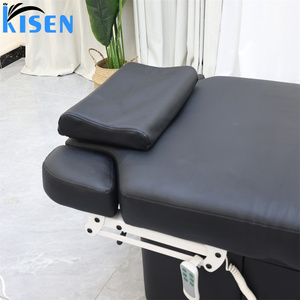Table de massage électrique chauffante KISEN, réglable et inclinable, pour esthéticiennes, soins du visage, spa, salon de beauté, extensions de cils et tatouages - Product Image 5