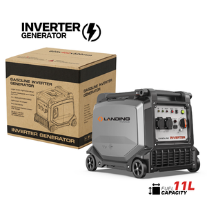 Générateur à essence 4 temps refroidi par air 12V 4,5kW à onduleur portable 236cc 11L démarrage électrique 50Hz pour camping-car, camping et usage domestique de secours 511015 - Product Image 1