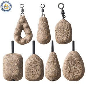 Plomos de pesca Yajie en forma de lágrima de 1.5OZ a 4OZ, peso de plomo para uso en río, duraderos y funcionales. - Product Image 1