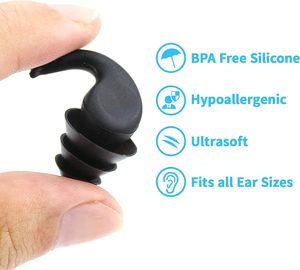 1 Paquete de Tapones para los Oídos de Silicona Suave con Estuche y Caja de Color, Tapones Reutilizables para Dormir, Nadar, Viajar, Trabajar, Estudiar - Product Image 2