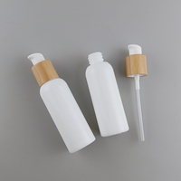 Pompe à lotion en bambou 20/410 pompe à sérum cosmétique 20mm pompe de commutation pour lait corporel