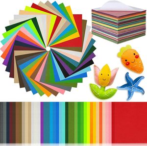 Tự dính hình vuông giấy <span class=keywords><strong>craft</strong></span> Màu cảm thấy tấm vải cho trẻ em may DIY <span class=keywords><strong>Craft</strong></span> - Product Image 4