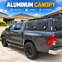 Capot de benne en alliage d'aluminium pour Toyota Tacoma TRD Off-Road 2016-2026 5FT, étanche, verrouillable, sans perçage, ajustement sur mesure