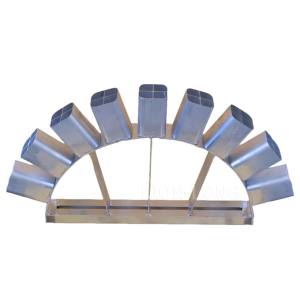 <span class=keywords><strong>2</strong></span> 인치 9 샷 불꽃 지원 알루미늄 합금 불꽃 놀이 디스플레이 랙 - Product Image 1