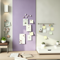 Tableau noir magnétique amovible multifonctionnel Uni-Felt, autocollant mural coloré pour la maison