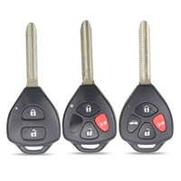 Carcasa de Llave Remota para Auto de 2 Botones/Llave Completa para Toyota Corolla RAV4 Vios Camry, Carcasa de Repuesto con Llave