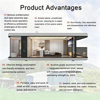 Bâtiment modulaire préfabriqué en acier personnalisable, cabine commerciale, unité de conteneur d'expédition à assemblage rapide pour usage extérieur