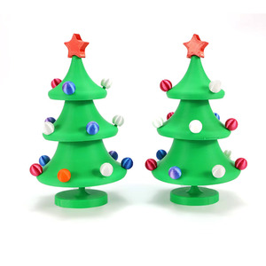 Mini sapin <span class=keywords><strong>de</strong></span> Noël imprimé en 3D, ornement <span class=keywords><strong>de</strong></span> bureau, décorations artificielles en plastique, <span class=keywords><strong>petit</strong></span> sapin <span class=keywords><strong>de</strong></span> Noël <span class=keywords><strong>pour</strong></span> la maison, le bureau, <span class=keywords><strong>cadeau</strong></span> - Product Image 4