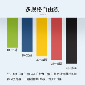Bandes de résistance FarrySun, bandes d'exercice légères pour squats, yoga, entraînement physique, équipement de fitness, utilisation adulte, bande élastique durable - Product Image 3