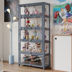 Vitrina Acrílica <span class=keywords><strong>Lego</strong></span> para Figuras, Estantes de Almacenamiento de Productos Cosméticos de Vidrio, Muebles para el Hogar, Armarios para Sala de Estar - Product Image 5