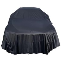 Housse de protection de luxe anti-poussière et anti-rayures en satin pour exposition automobile, tissu super doux, épaisseur 1,5 mil, ajustement universel pour salon automobile