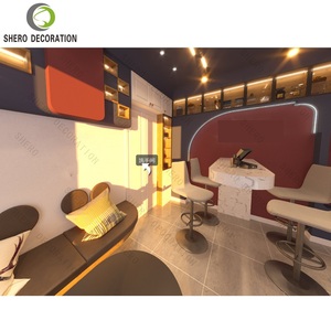 การออกแบบตกแต่งภายในร้านน้ำหอมสุดหรู ร้านขายผลิตภัณฑ์ดูแลผิวและน้ำหอม ห้างสรรพสินค้า โชว์รูมร้านค้า การปรับปรุงร้านค้าสำหรับน้ำหอม - Product Image 2