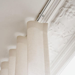 Rideaux occultants sur mesure pour salon |   Conception pliable en S et à double hauteur - Product Image 5