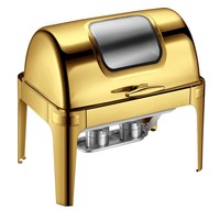 Chafing Dish Gas Stainless Steel Komersial untuk Restoran, Harga Promo