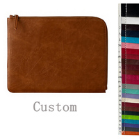 Pochette Moderne Simple Personnalisée pour Tablette, Étui Zippé en PU pour Ordinateur Portable, Housse de Protection pour MacBook Air & Pro Retina 13-17 Pouces, Idéale pour les Voyages