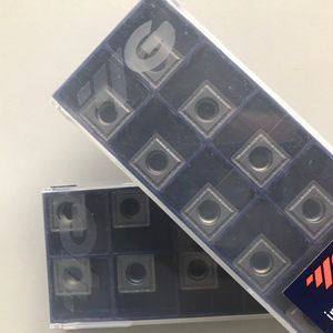 Plaquettes en carbure de tungstène, plaquettes de coupe carrées en carbure de tungstène, outils de coupe personnalisables OEM pour tour CNC, pièce en acier HRC45 - Product Image 2