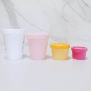 Muestra Gratuita de Crema Corporal Colorida Rosa, Blanca, Verde y Amarilla, Frascos Cosméticos de PP para Cuidado de la Piel - Product Image 3