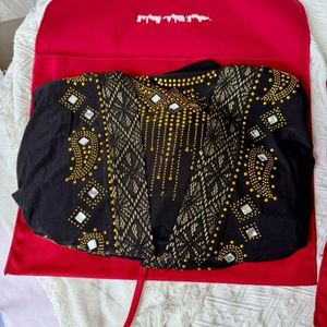 Custom 8oz Cotton Envelope Handbag Dust Bag High End Coat <b>Underwear</b> Packing Pouch With <b>Strings</b> - Product Image 4