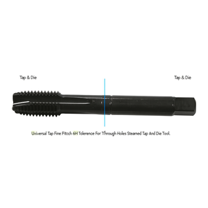 ชุดเครื่องมือต๊าปและแม่พิมพ์เกลียวละเอียด Universal Tap Fine Pitch 6H Tolerance สำหรับรูทะลุ - Product Image 2