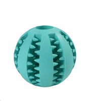 Balle de fuite de nourriture pour animaux de compagnie, jouet élastique en caoutchouc naturel, nettoyage des dents de chien, fuite de dents, jouet de morsure de nourriture