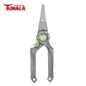 Aangepaste Logo Multifunctionele Aluminium Lokken Vissen Schaar Tool Outdoor Self Locking Systeem Schede Vissen Tang - Product Image 6