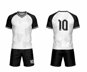 Maillot de football professionnel personnalisable de haute qualité, col en V, anti-bactérien, séchage rapide, respirant, numérique, à prix abordable - Product Image 2