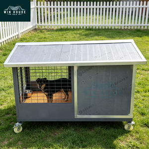 Refugio para Perros de Exterior Fácil de Desmontar y Limpiar con Diseño Modular y Piezas Intercambiables para Diferentes Tamaños de Perros - Product Image 5