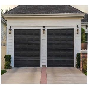 باب مرآب حديث فاخر من الألومنيوم قابل للطي حسب الطلب 10X10 من الخشب الصلب 16X7 أقدام للمنازل مع باب دخول - Product Image 5