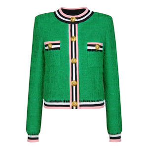 Chaqueta de punto de manga larga para mujer con estilo versátil clásico peludo fragante para primavera otoño nuevos abrigos de moda - Product Image 2