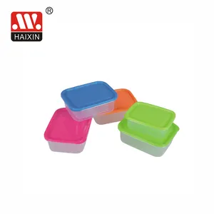 Food Container 2Pcs, 0.7L+0.35L reusable takeout containers easy open plastic food container togo with lid