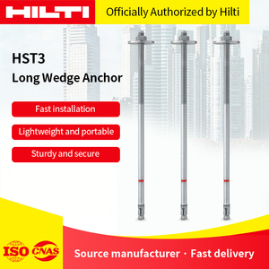 เหล็กยึดแบบลิ่ม <span class=keywords><strong>Hilti</strong></span> HST3 คุณภาพสูง ทำจากเหล็กกล้าไร้สนิม พร้อมสารกันไฟที่ด้านล่าง สำหรับงานเสริมแรงในงานก่อสร้าง - Product Image 2