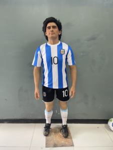 Customizable Life-Size Indoor <strong>Museum</strong> Decoration Resin Football Star <strong>Wax</strong> Resin Figure Statue with Custom <strong>Wax</strong> Design - Product Image 5