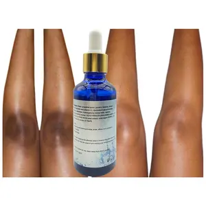 OEM 50ml sérum naturel biologique éclatant pour le corps, le coude et le genou foncés, éliminant la mélanine, le blanchiment, les ridules et la peau lâche