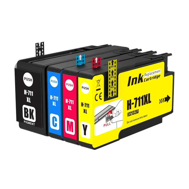For HP Printer Ink Cartridges 711 711XL for HP 711 Designjet Printhead Replacement Kit C1Q10A for 712 Remanufactured
